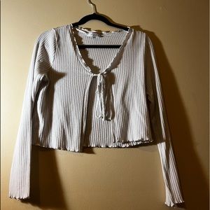 Gaze Tie Front Cardigan